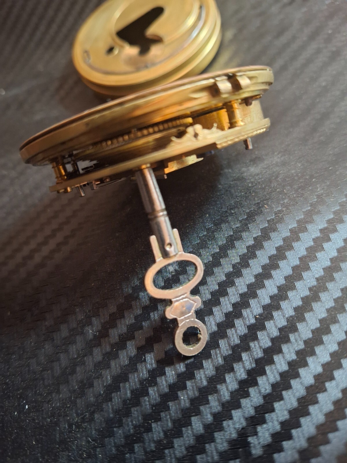 F.B Adams & sons pocket Watch movement london… clean… non-working