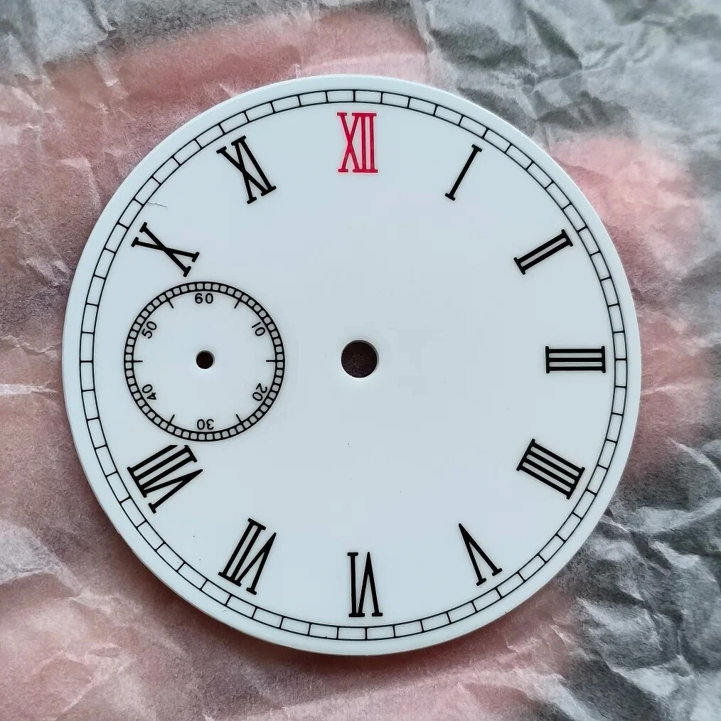 38.9mm Watch Dial Wristwatch Plate 9 o’clock for ST3600 or ETA6497 Movements