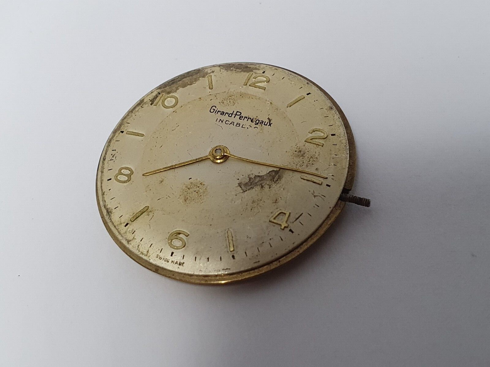 girard perregaux gents watch movement cal peseux 330