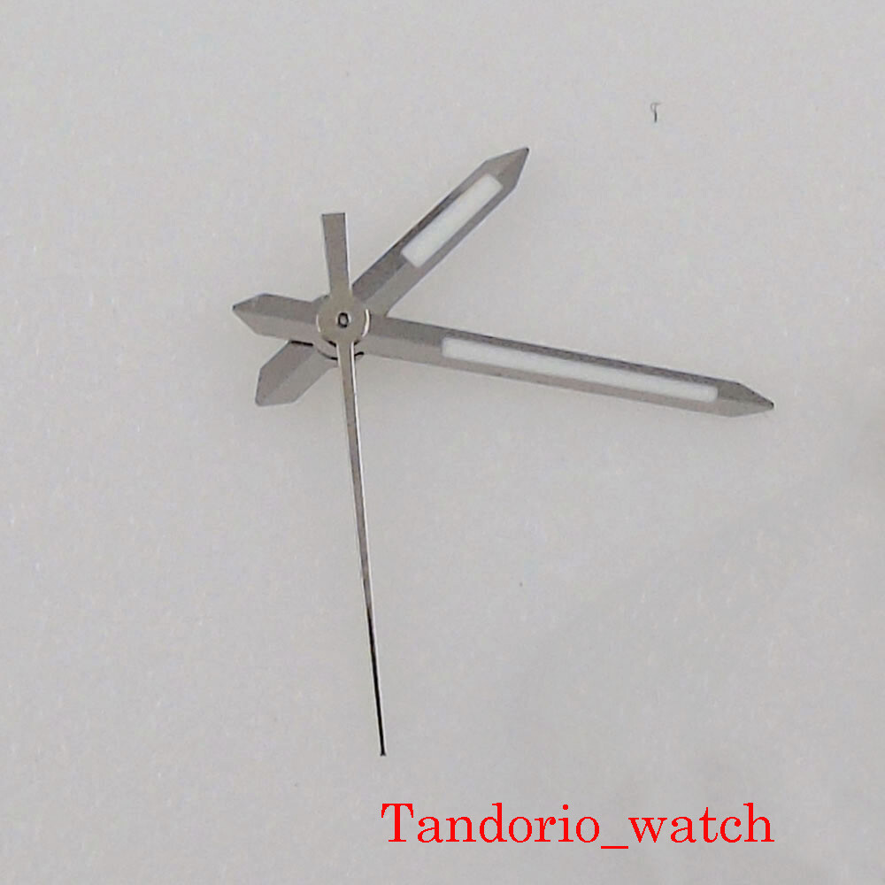 Silver Rose Gold Black Watch Hands Set Parts For NH35A MIYOTA 8215 ETA Movement