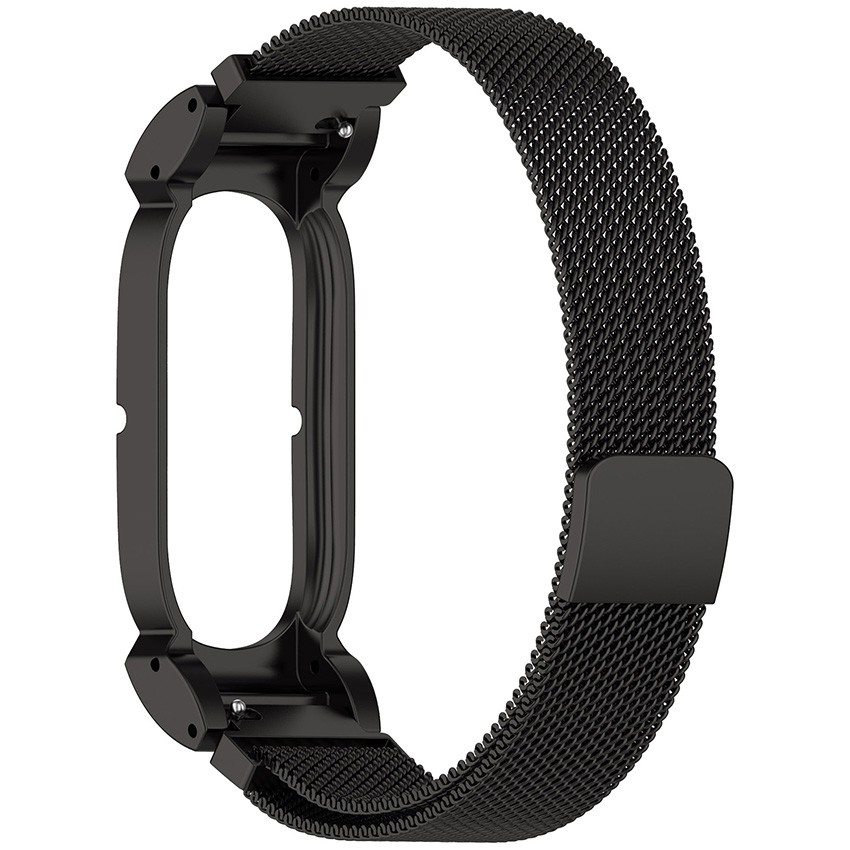 Metal Frame Milanese Metal Strap Stainless Steel Strap for Google Fitbit Air