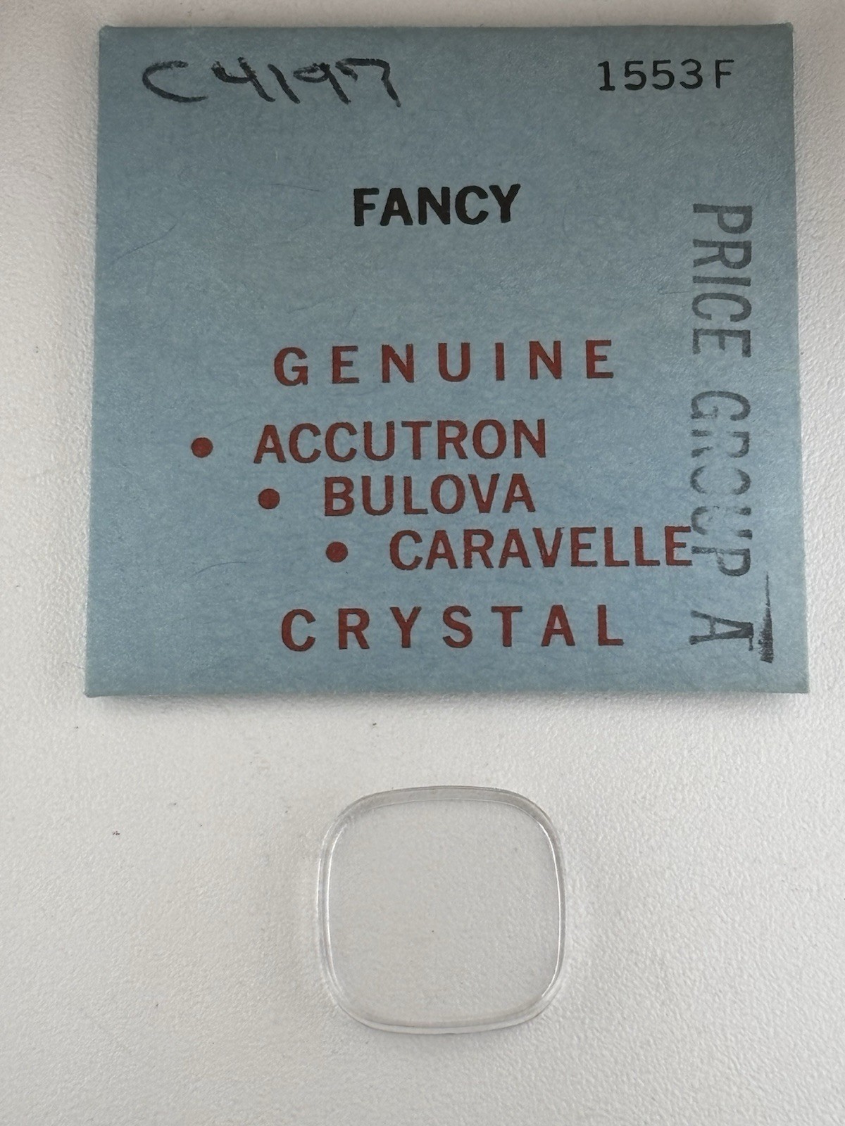 Bulova 1553F Crystal 15 x 14.7 mm