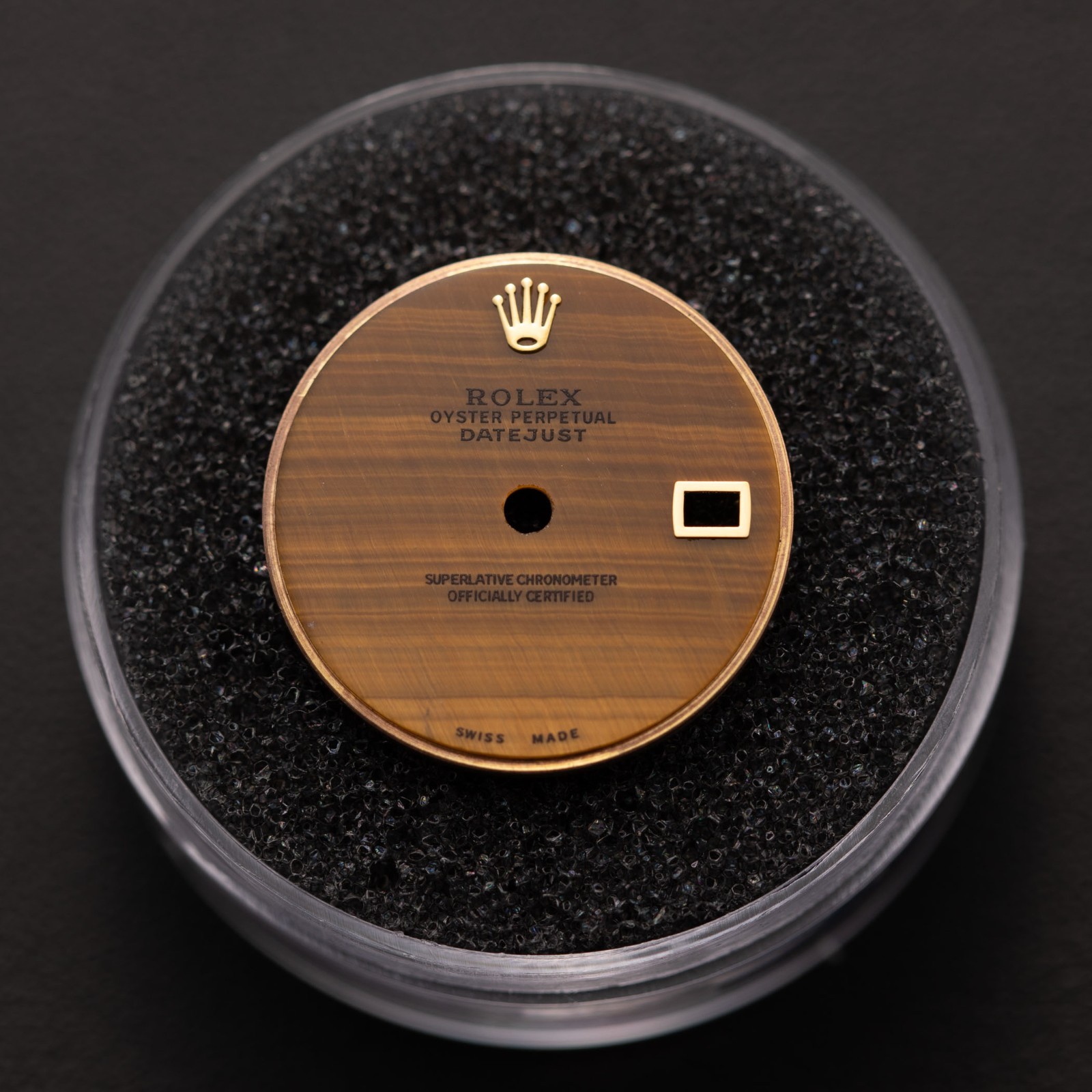 Rolex 26mm Custom Tiger’s Eye Dial for Datejust/Presidential Watches