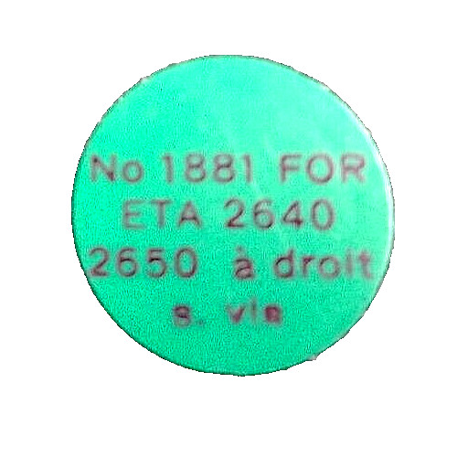 ETA 2640 2650 HAIRSPRING fits Bulova Gruen Longines Hamilton Tissot Wittnauer