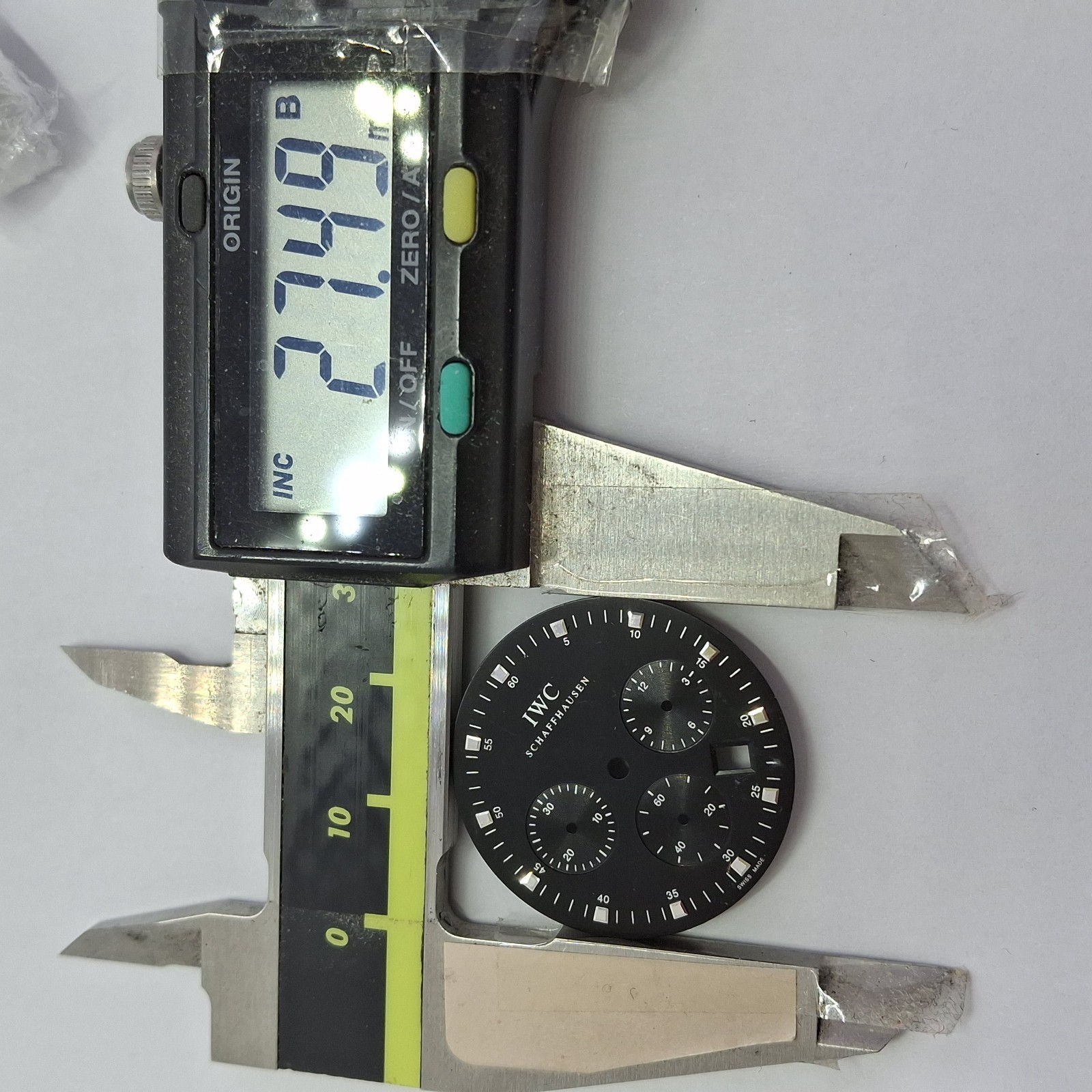 IWC International Watch Co 27.4 mm Dial Watch Parts Part Swiss Made #X7