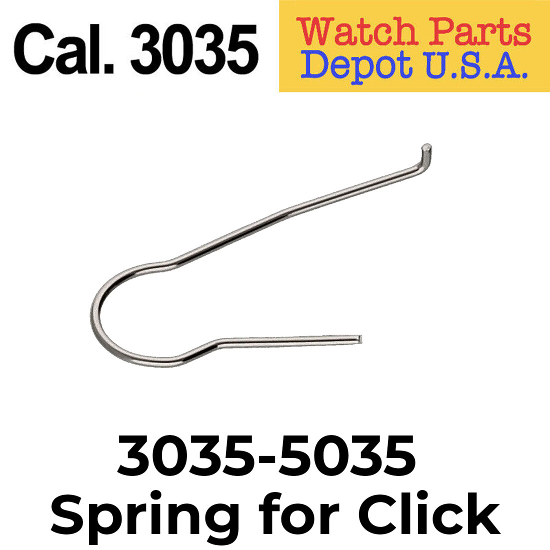 Rolex Caliber 3035-5035 – Spring for Click Replacement Parts SWISS MADE