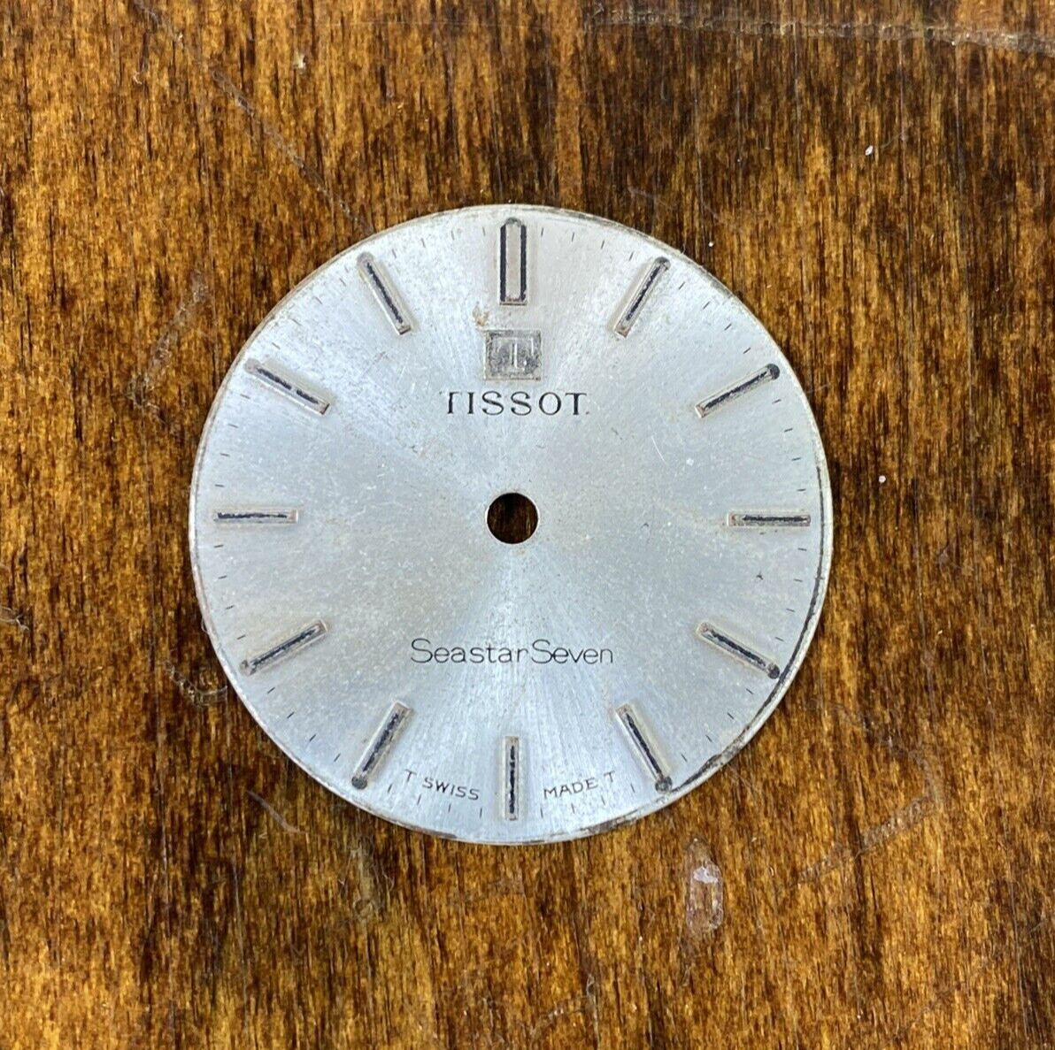 Tissot Watch Dial Mens Seastar Seven Swiss Made OE Factory Dial 1960s Vintage