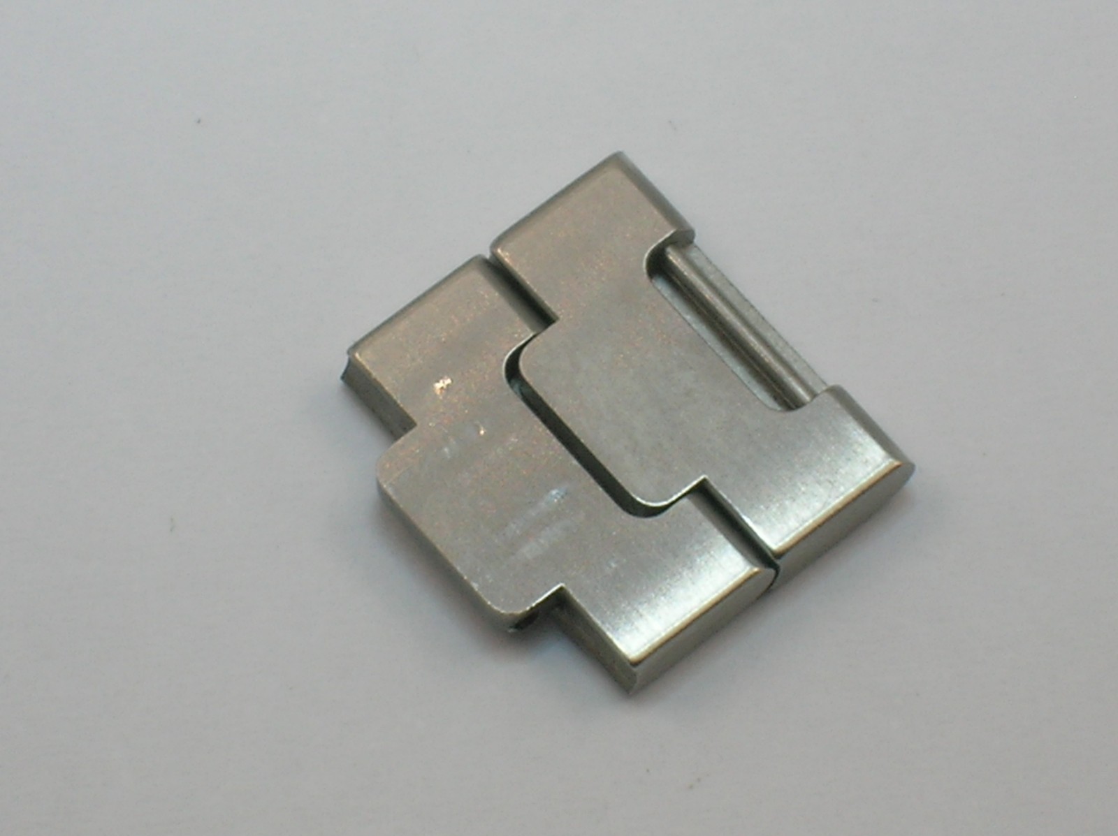GENUINE CARTIER SANTOS STAINLESS STEEL AND GOLD TWO (2 PC’S) 16MM LINKS -B.OFFER