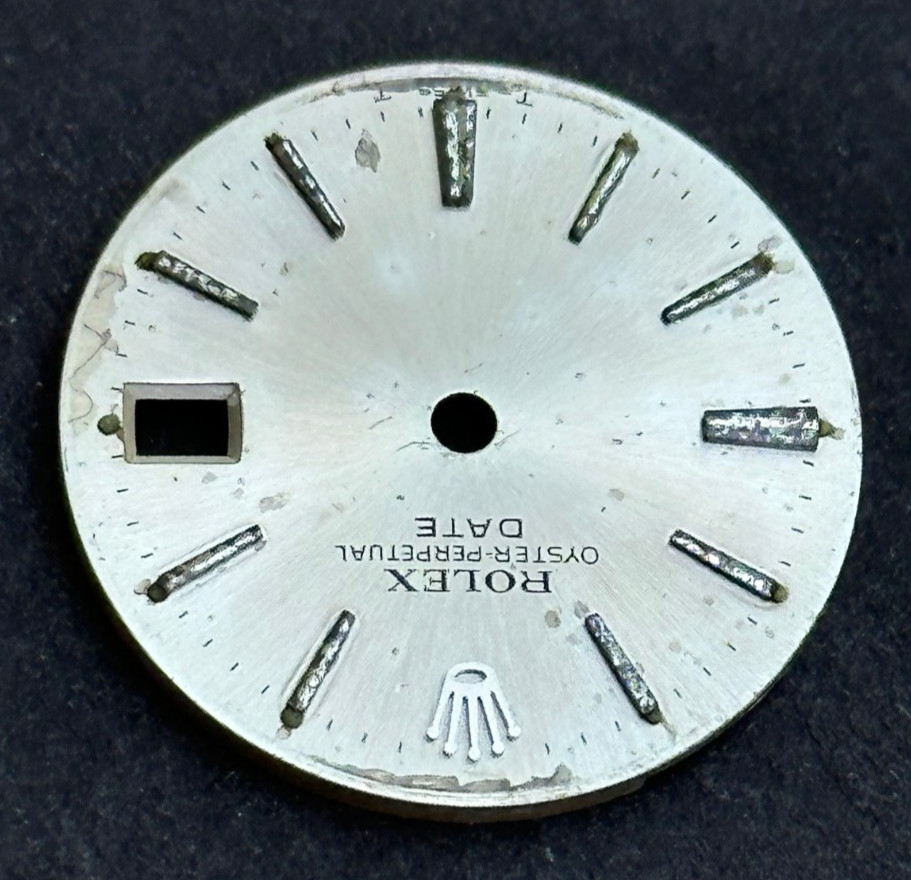 Vintage Rolex Oyster Perpertual Date Watch Dial For 26mm Case 6517 6519 6917