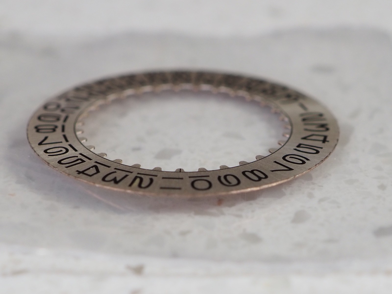 Genuine Rolex Silver Date Disc/Wheel Open 6/9 Flat 3 fits Submariner 1680 c.1575