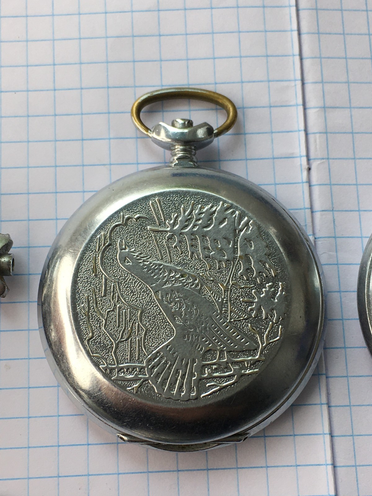 Lot of 7 Pocket Watch Molnija cases soviet. for spare parts or for restoration.