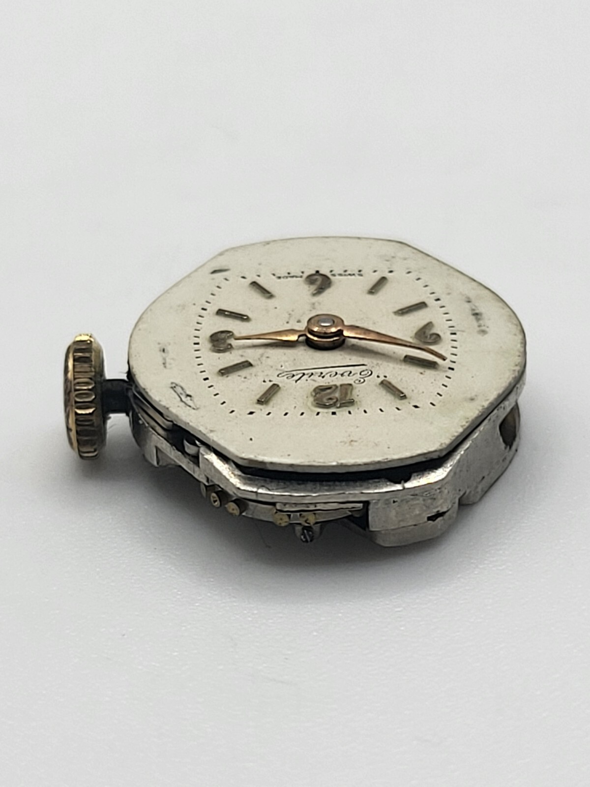 Everite FHF 60 Cal 955 Manual Wind Watch Movement 15 Jewels Swiss 17.7mm