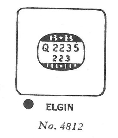 ELGIN : 4812 – Square w/Radius Corners 22.3mm x 22.3mm DUREX