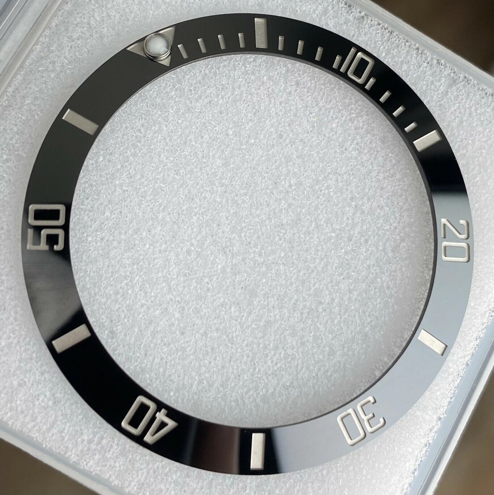 BLACK Ceramic Bezel Insert Fits 40mm Rolex Submariner 116610LN 114060LN