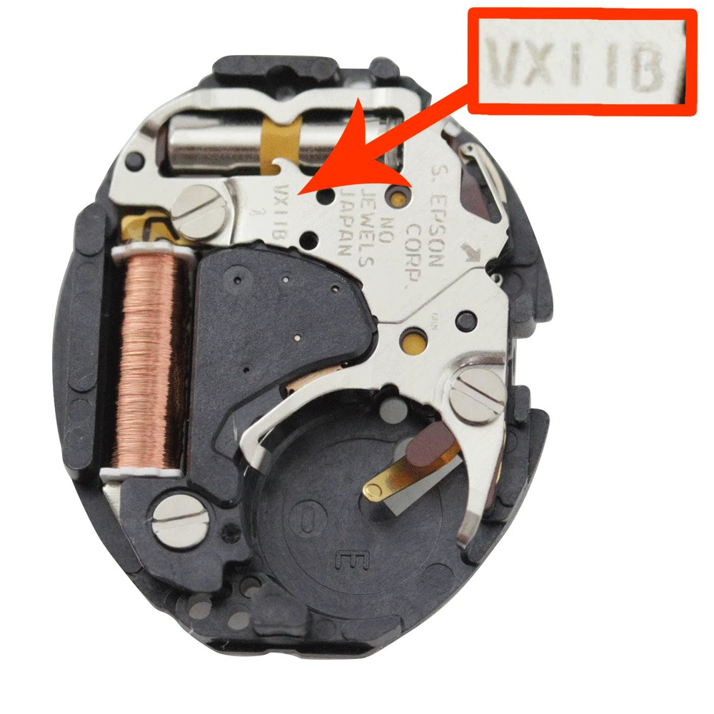 Original Hattori/Seiko VX11 VX11B Japan Quartz Movement (Multiple Heights)