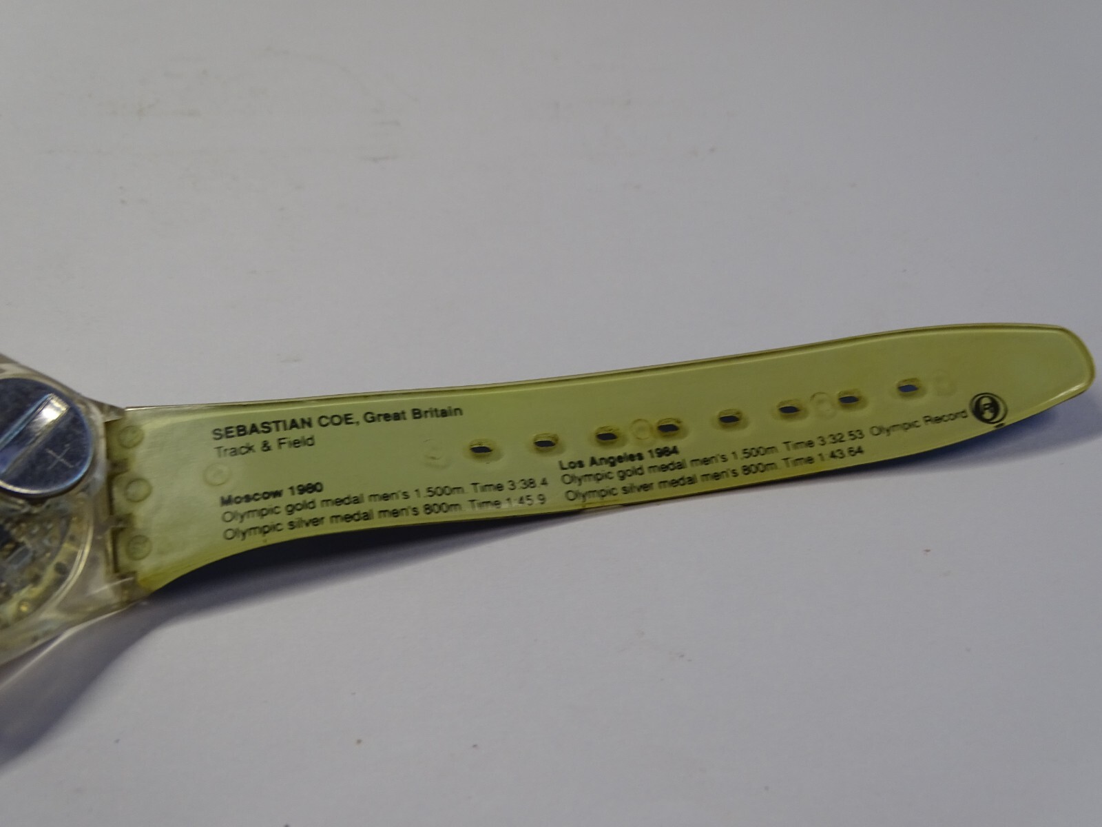 Vintage Swatch Watch AG-1995 Moscow 80 Los Angeles 84