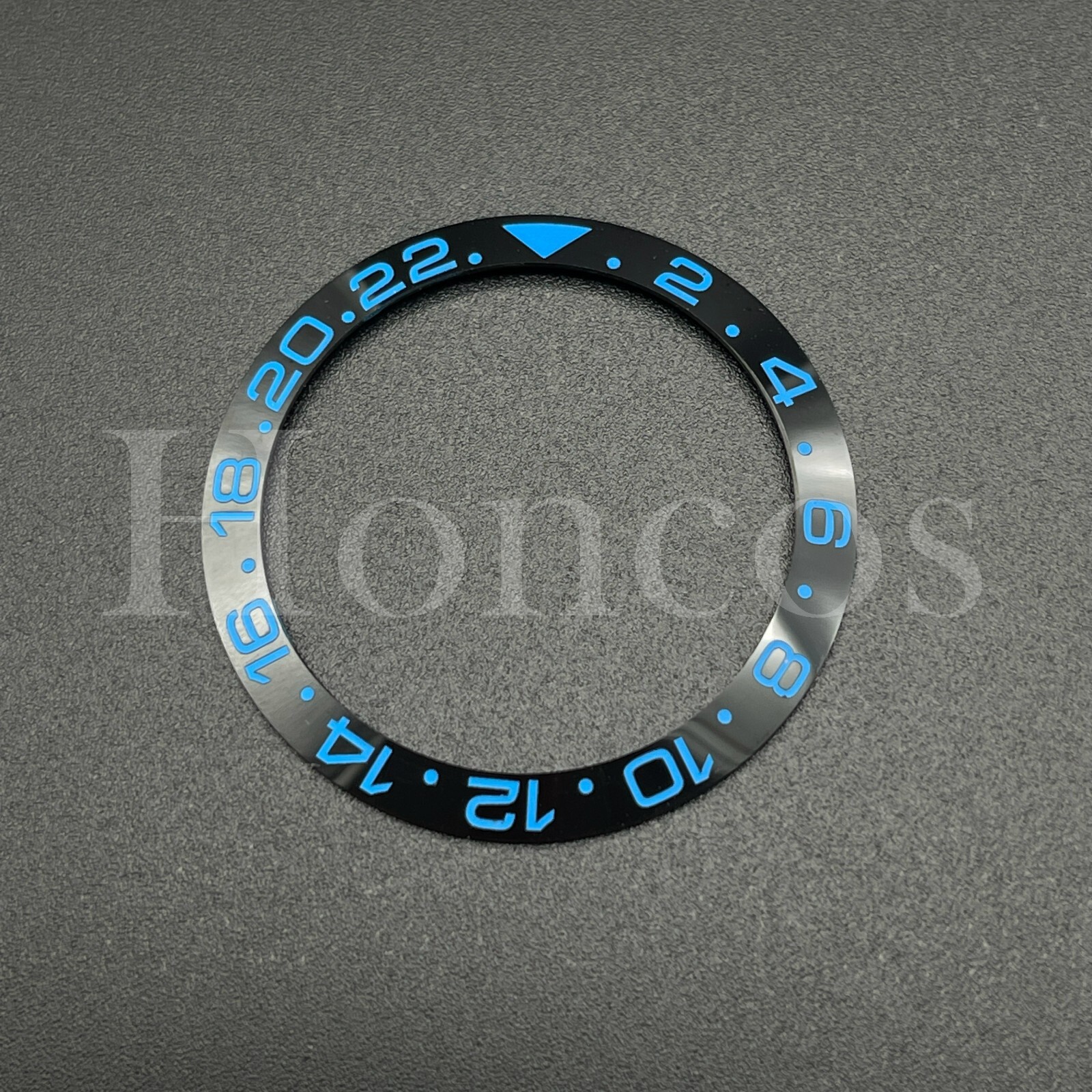 BEZEL & INSERT FITS FOR ROLEX GMT WATCH 16700 16710 16713 16718 16760 BLACK/BLUE