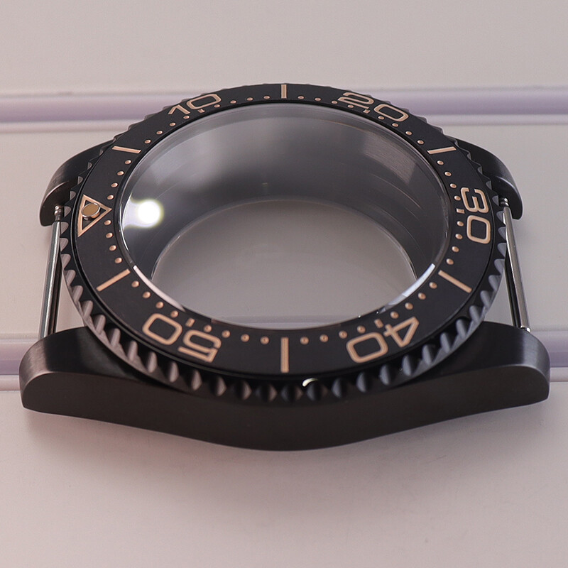 Watch Repair 40mm Dive Case Sapphire Glass Fits Seiko NH35 NH36 NH38 Movement