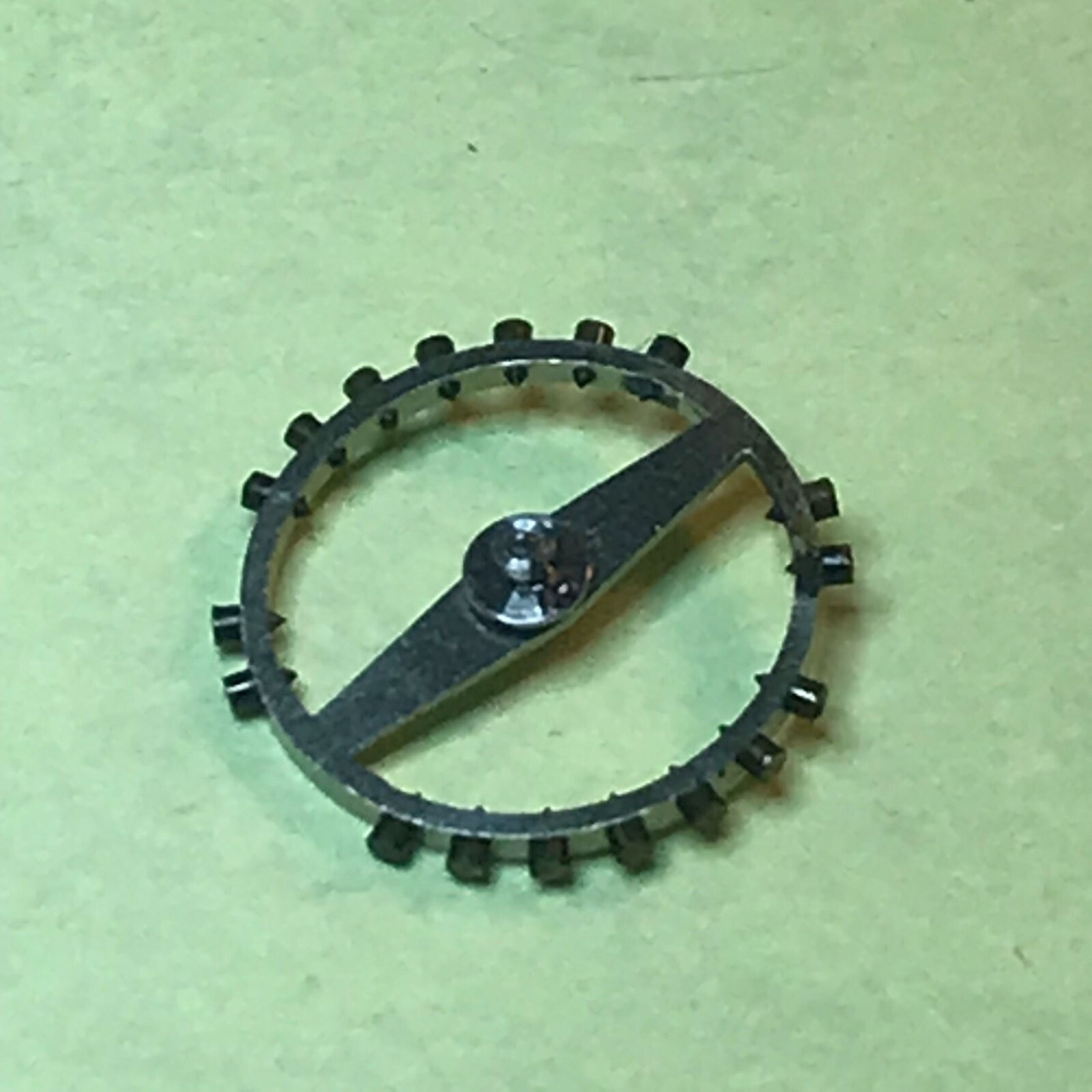 AS Cal. 1124 Balance Wheel w/ Roller Jewel Watch Original Spare Part / T183