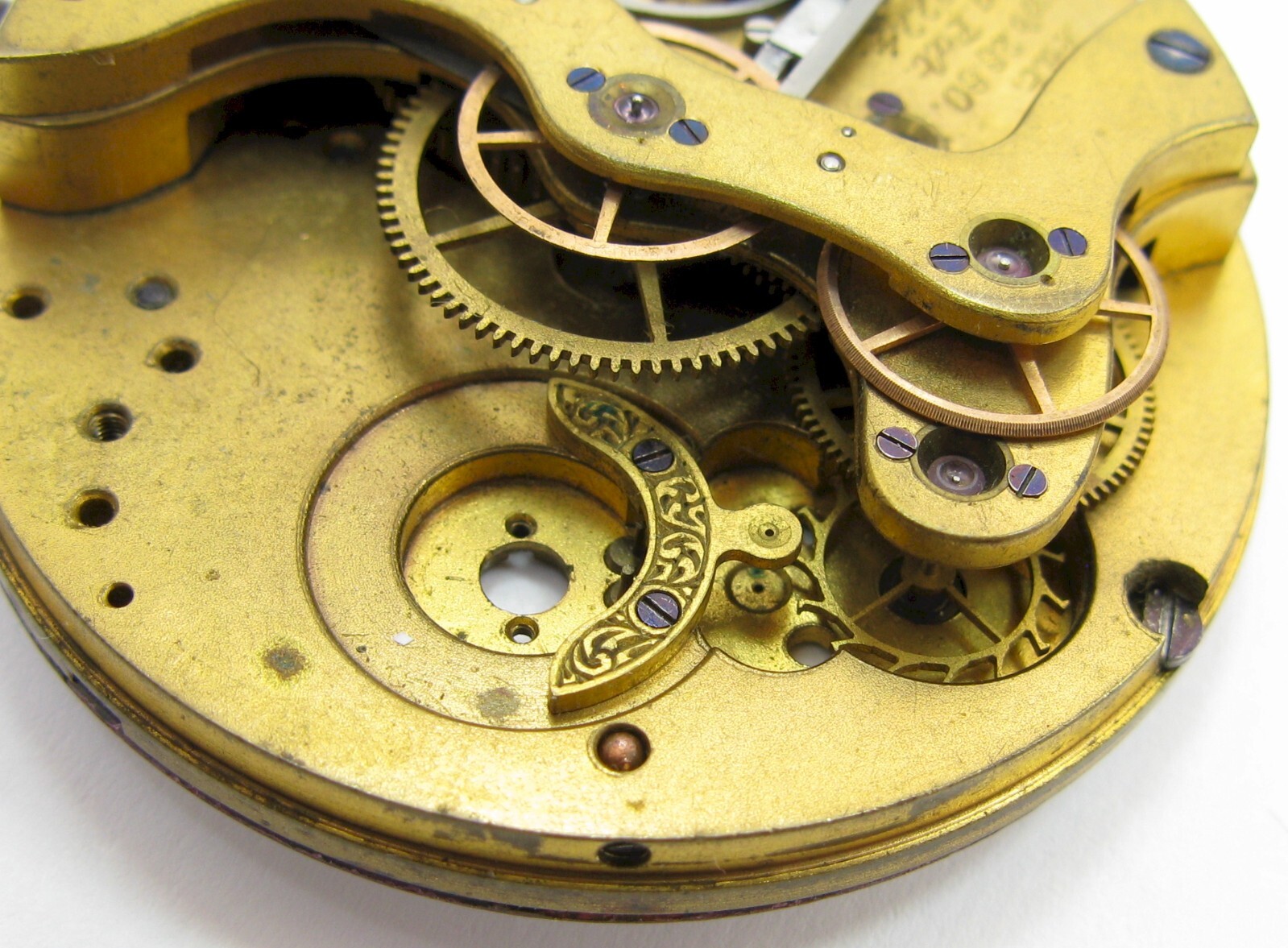 Waltham 14s 1884 Watch Movement 17 jewels fit OF case Serial 2823667 for parts