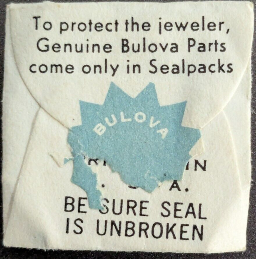 NOS NEW Genuine Bulova Cal. 7AK # 16A Long Winding Stem – Vintage Watch Part