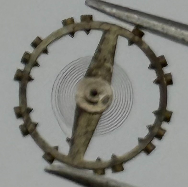 FHF 60 Balance Wheel Complete And Spring 6¾-8’’’ 200 M Watch Movement Parts NOS