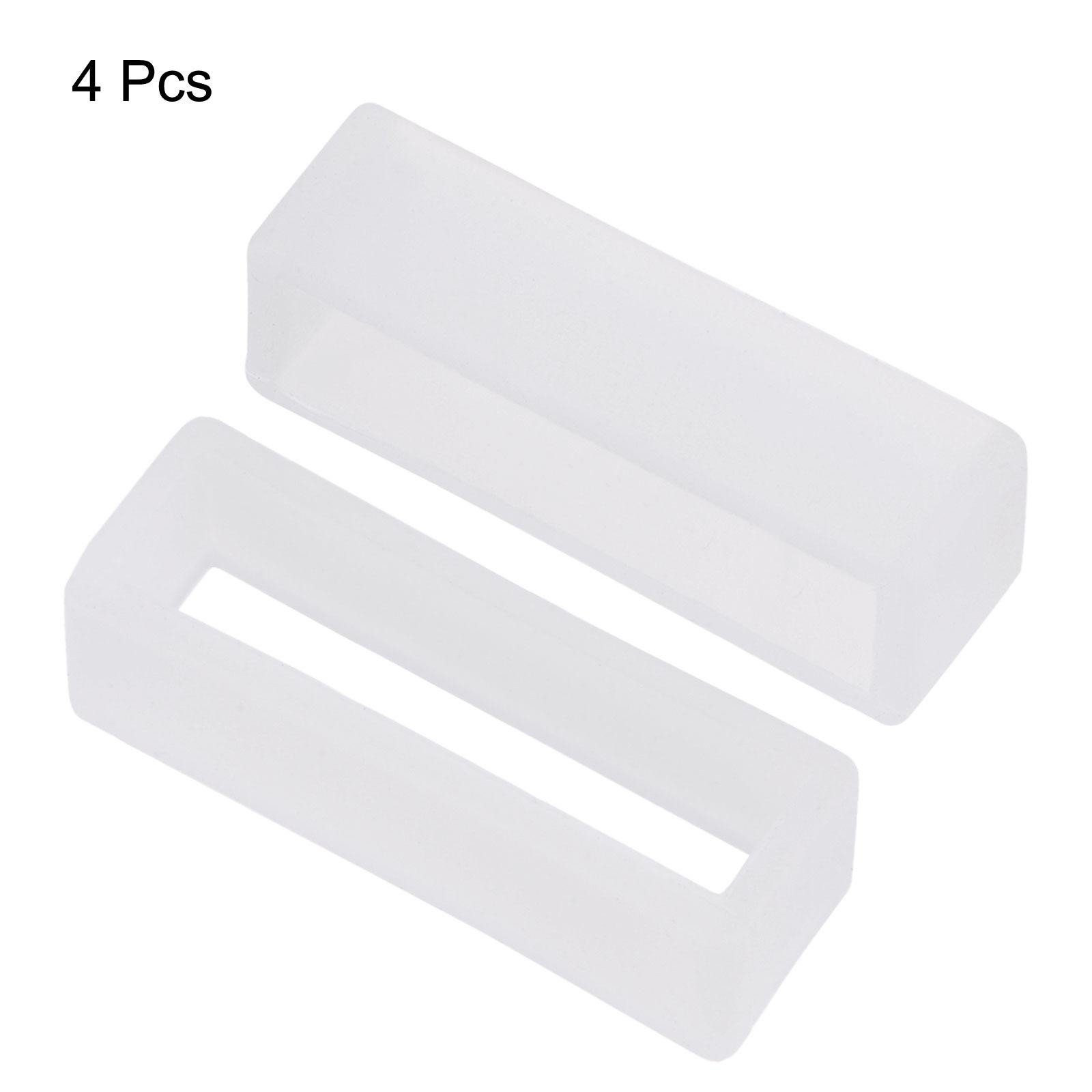 Watch strap Slots, for 26mm width watch strap, transparent 4 pcs