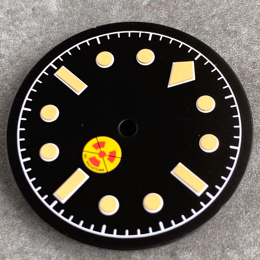29mm Tandorio 50 FATHOMS Watch Dial Face Fit for NH35 ETA2824 PT5000 Movement