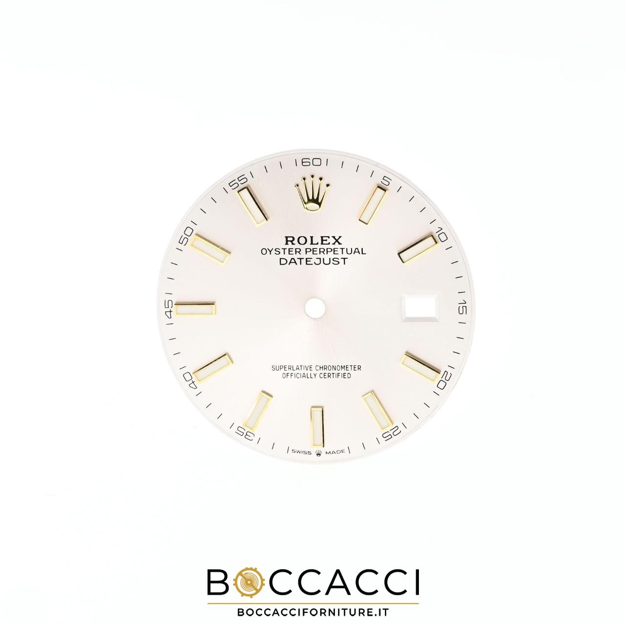 ROLEX Silver Dial for Datejust 41 126333 126303 Chromalight (GREAT ST…