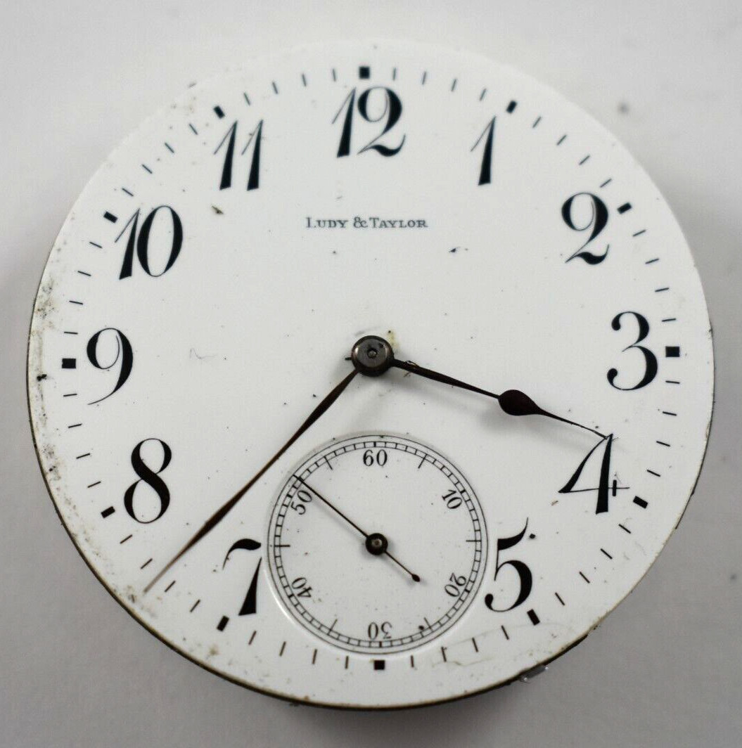 Vintage Longines? Private Label 40.70mm Hunting Pocket Watch Movement lot.eb