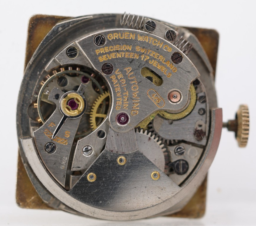 GRUEN BUMPER AUTOWIND PRECISION cal. 475, WATCH MOVEMENT, FOR REPAIR (OJ)