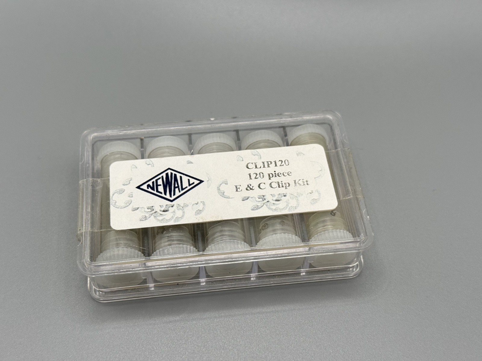 Newall CLIP120 Swiss Watchmaker 120 Pc E & C Clip Kit Chronograph Pusher Clips