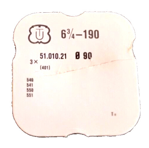 Unitas 190 192 193 194 195 540 Winding Stem watch part #401 #200/103F (1-STEM)