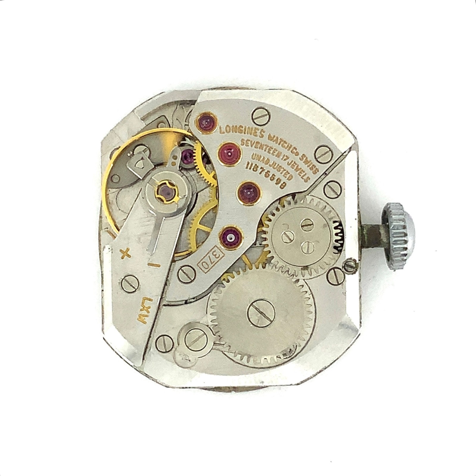 Longines Vintage Cal. 370, 17J Manual Watch Dial/Movement – RUNS
