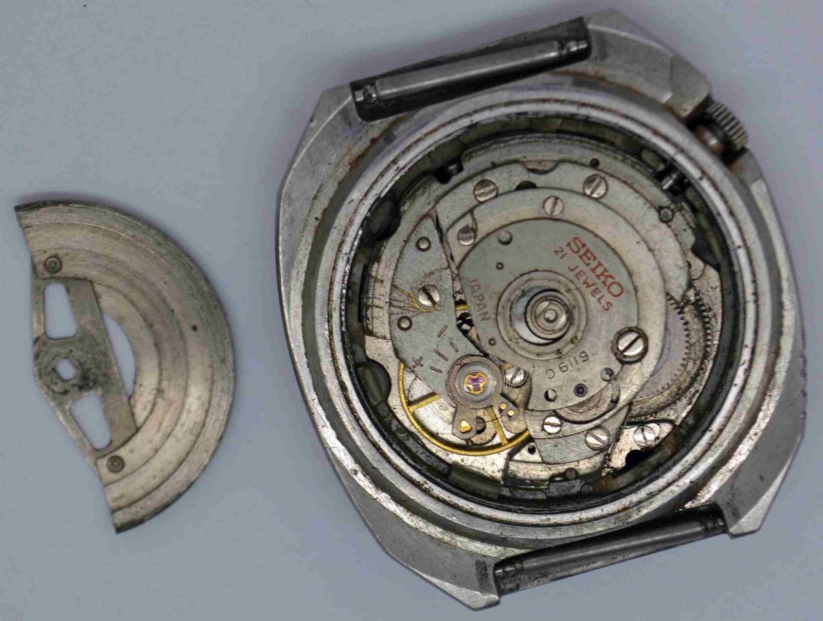 VTG SEIKO Steel Wristwatch. Ref: 6119-8580, Cal: 6119C. For Parts/Repairs