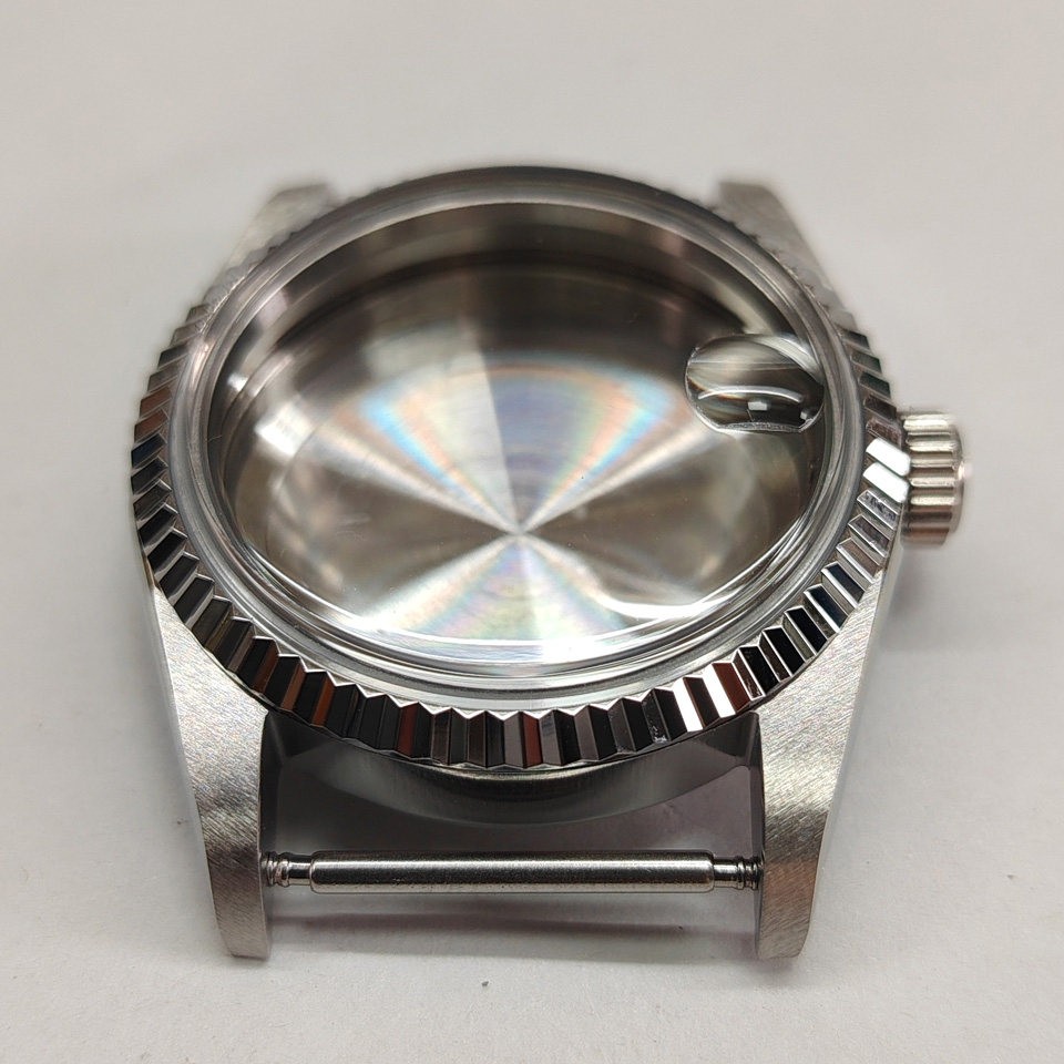 36mm Stainless Watch Case Acrylic Glass For Nh35 Nh36 4R Movement 28.5-29mm Dial