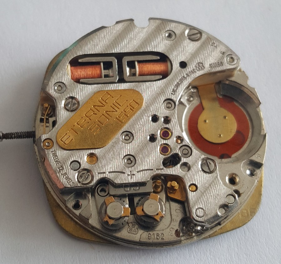 Eterna Sonic Caliber 1550 (ESA Caliber 9162) Wristwatch & Strap For Parts