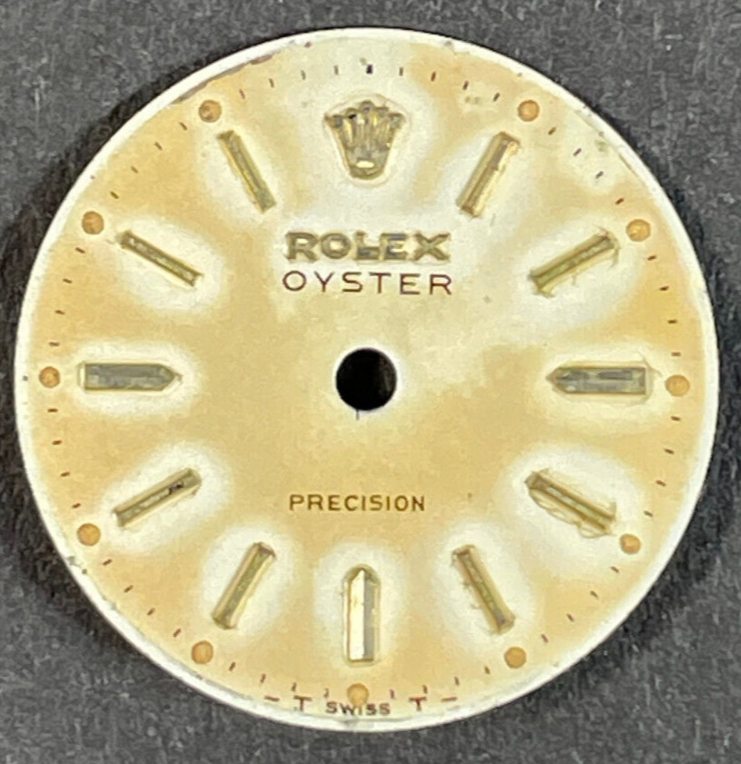 Vintage Rolex Oyster Precision Ladies Watch Dial For 6410 No Date