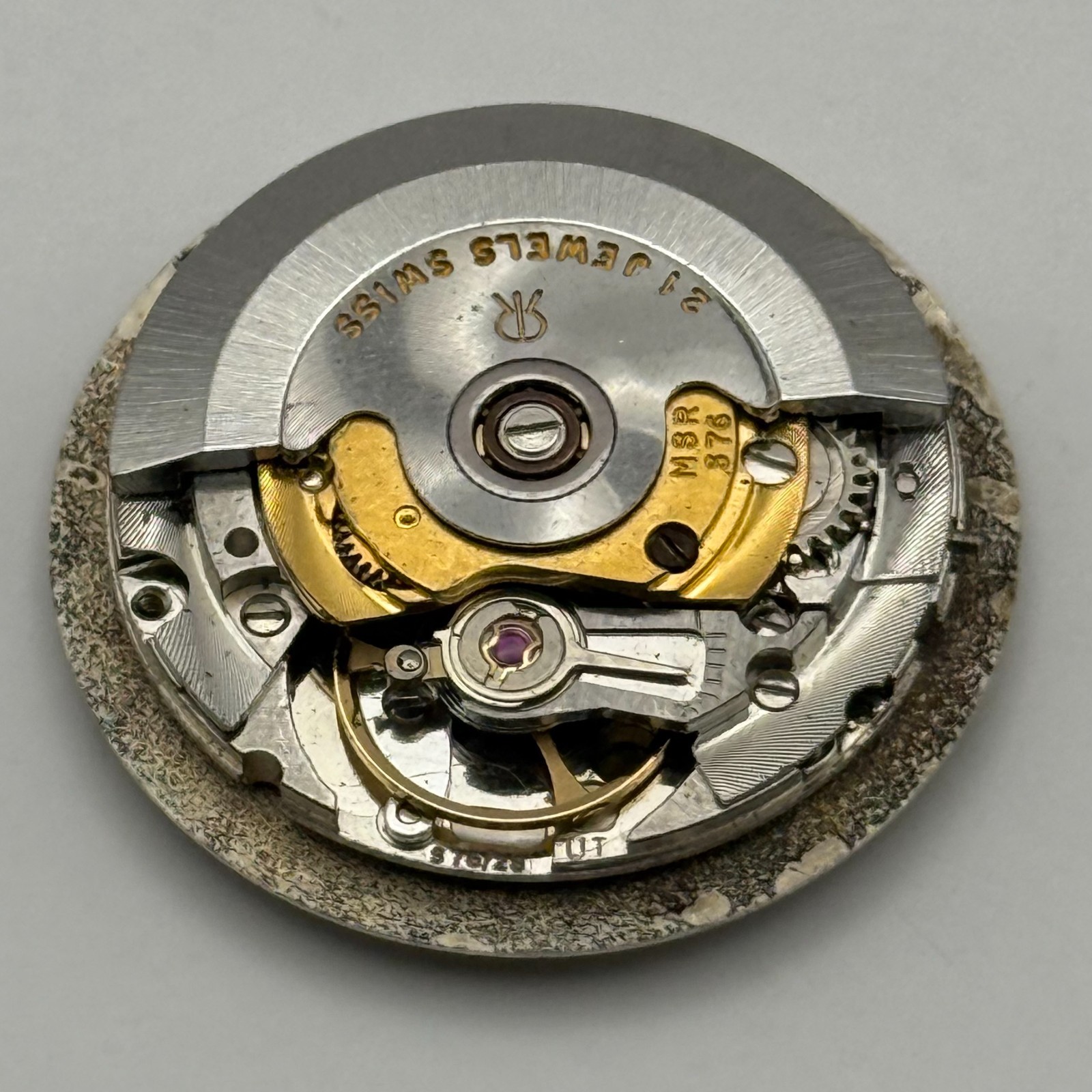 MSR S76-28 Watch Movement Garrard Automatic Vintage Swiss Parts Repair 25.9mm