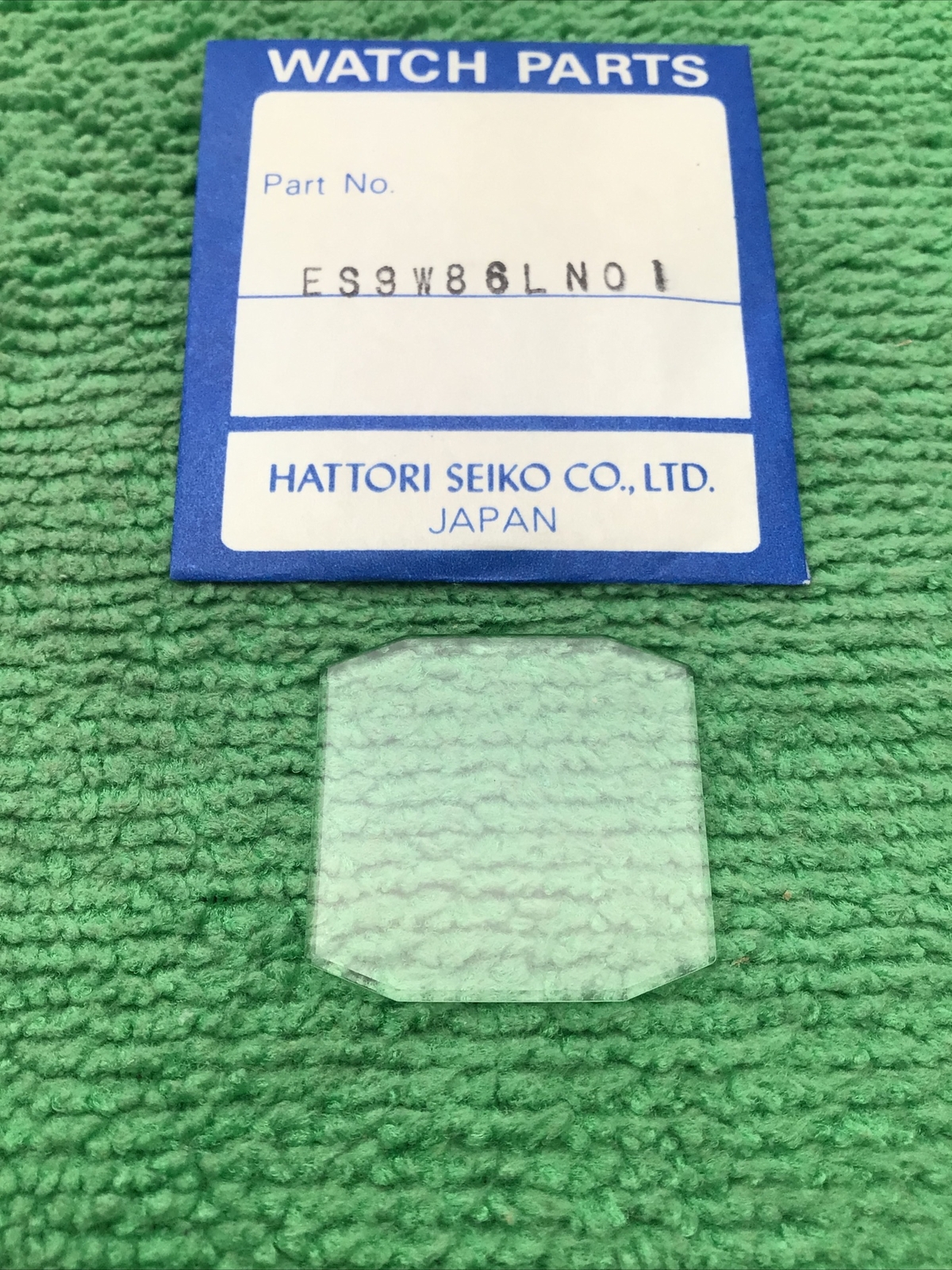 Genuine Seiko ES9W86LN01 Crystal Watch Part, NOS