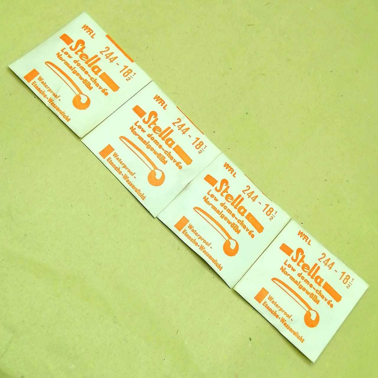Stella WRL Holland Low Dome Crystals 244-18-1/2 Lot 4 Watch Glass
