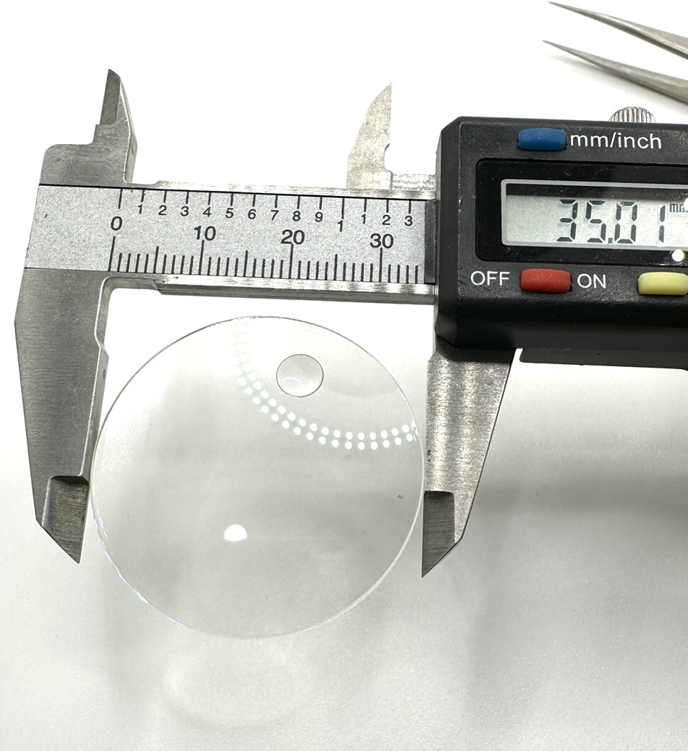 Generic 35.0mm Double Dome Sapphire Crystal To Fit Chopard Mille Miglia GT Watch