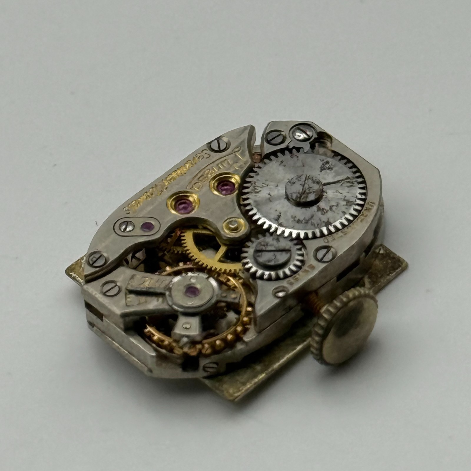 Lunesa L21 Watch Movement 17 Jewels Swiss Manual Wind Parts Repair 12.9mm