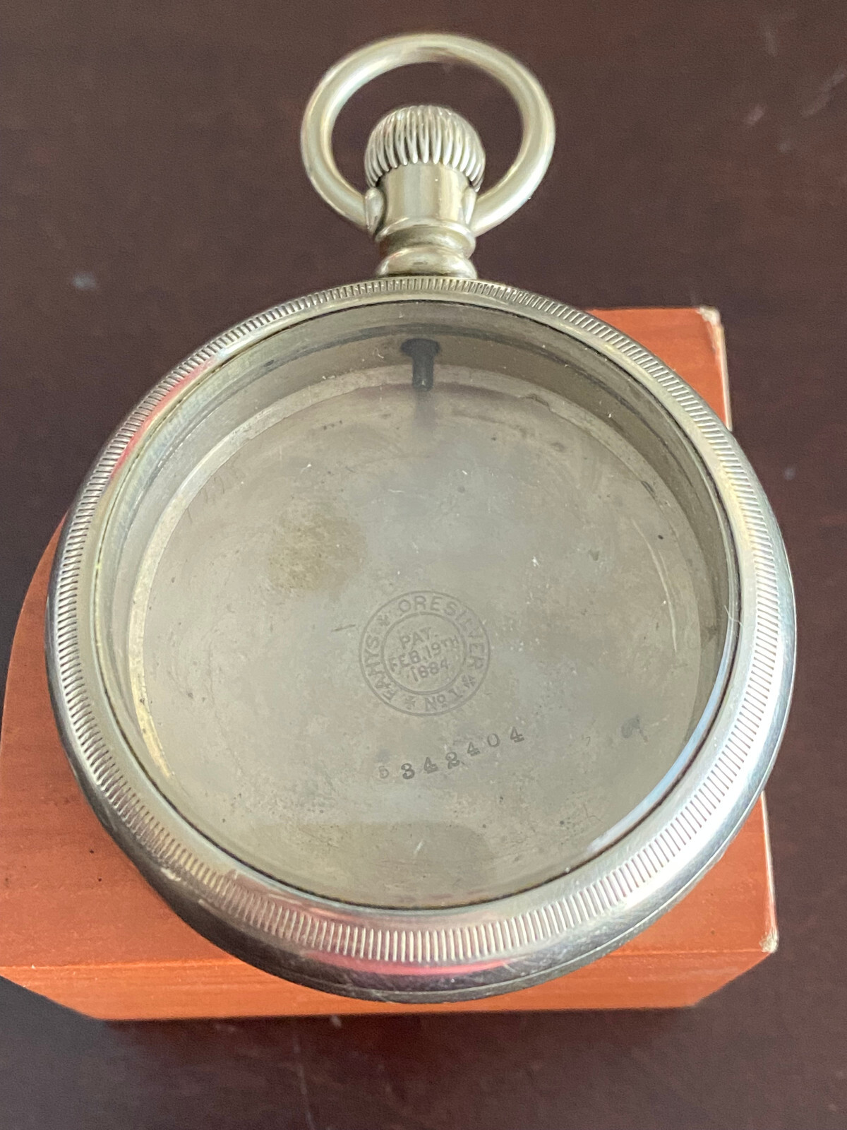 VINTAGE 18 SIZE FAHY’S NO 1 POCKET WATCH CASE ONLY! PENDANT OR LEVER SET