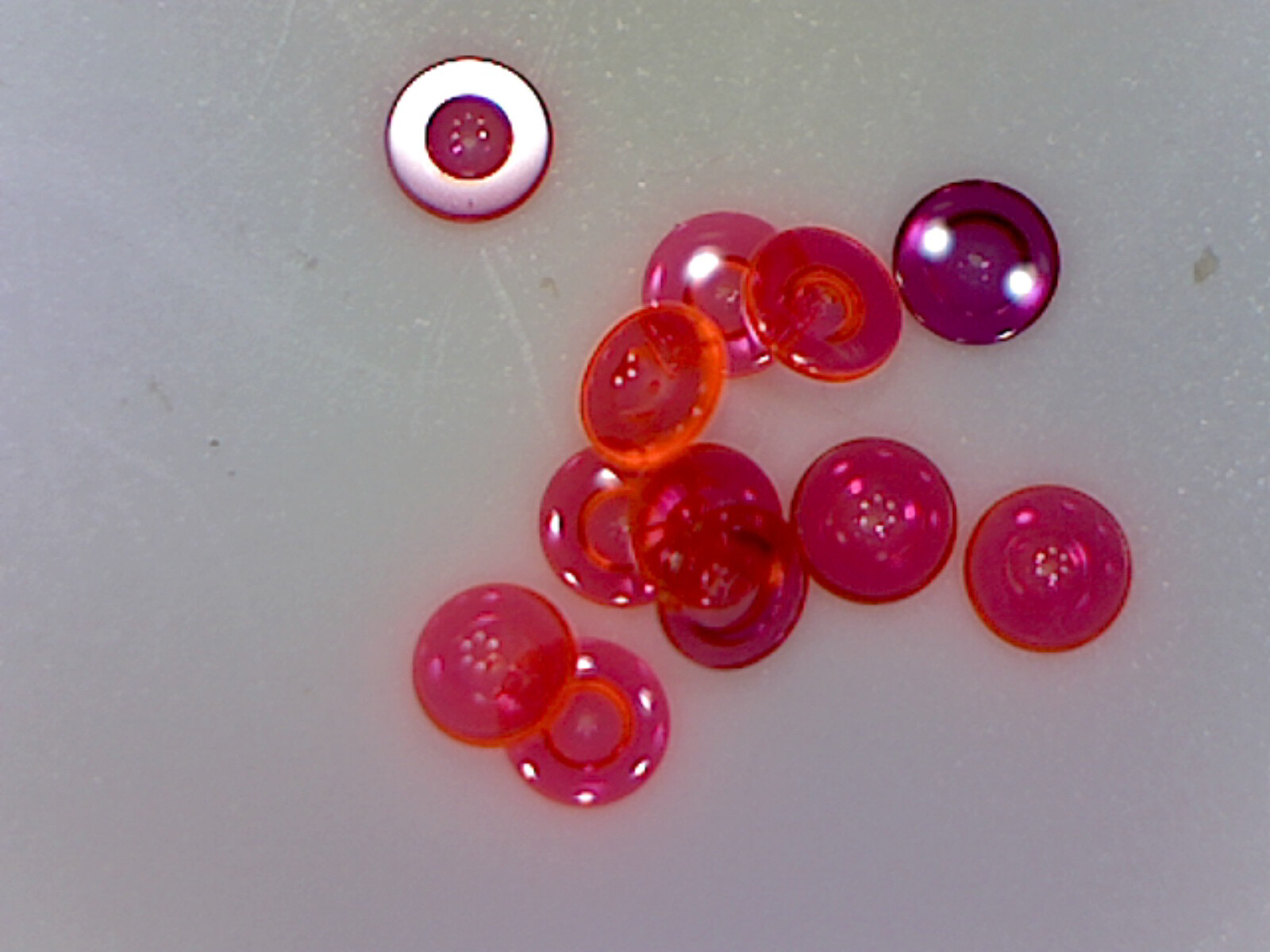 BALANCE Hole JEWELS Packages of 12 Pieces Hole ** OD ***