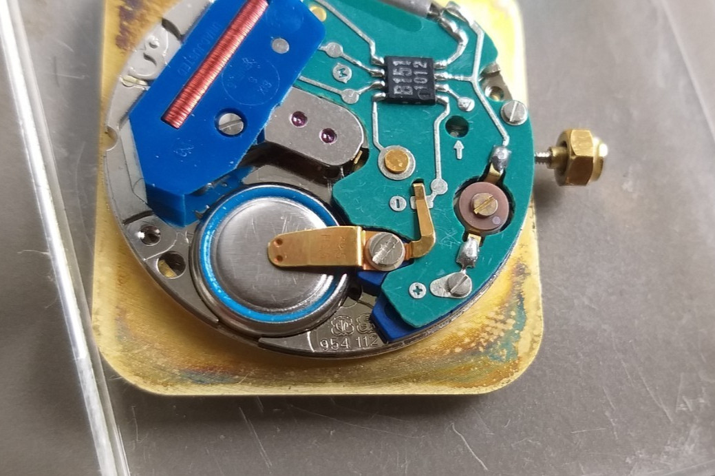 ESA ETA cal. 954.112 Swiss Quartz Watch Movement – Running well