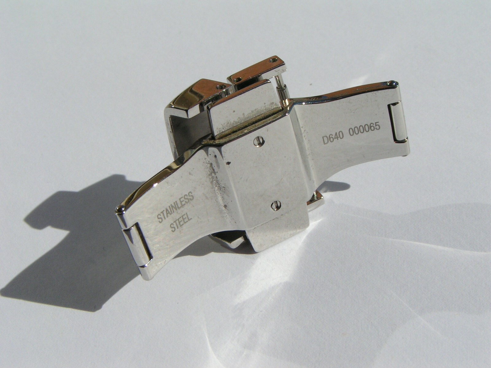 UNION GLASHÜTTE SA Stainless Steel 20mm Deployment Deployant Clasp Buckle I261