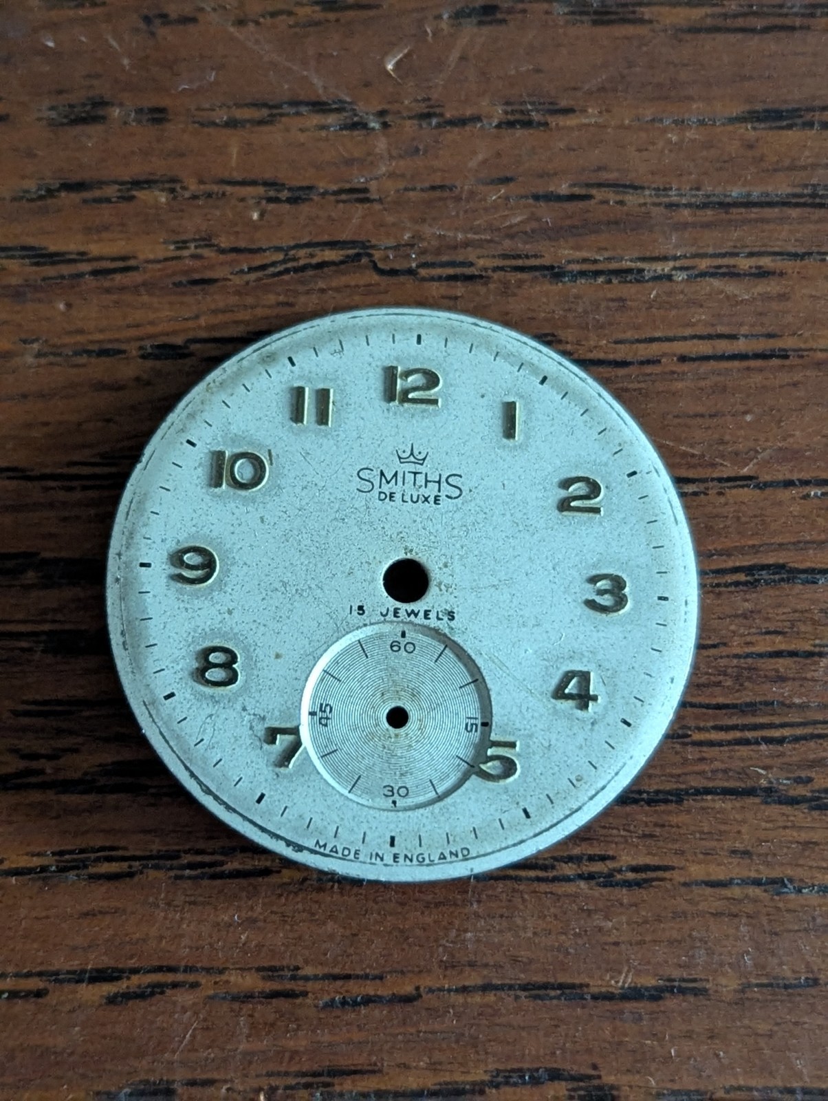 Smiths DeLuxe Watch Dial, Everest Range, Good Condition, 29mm #N1000