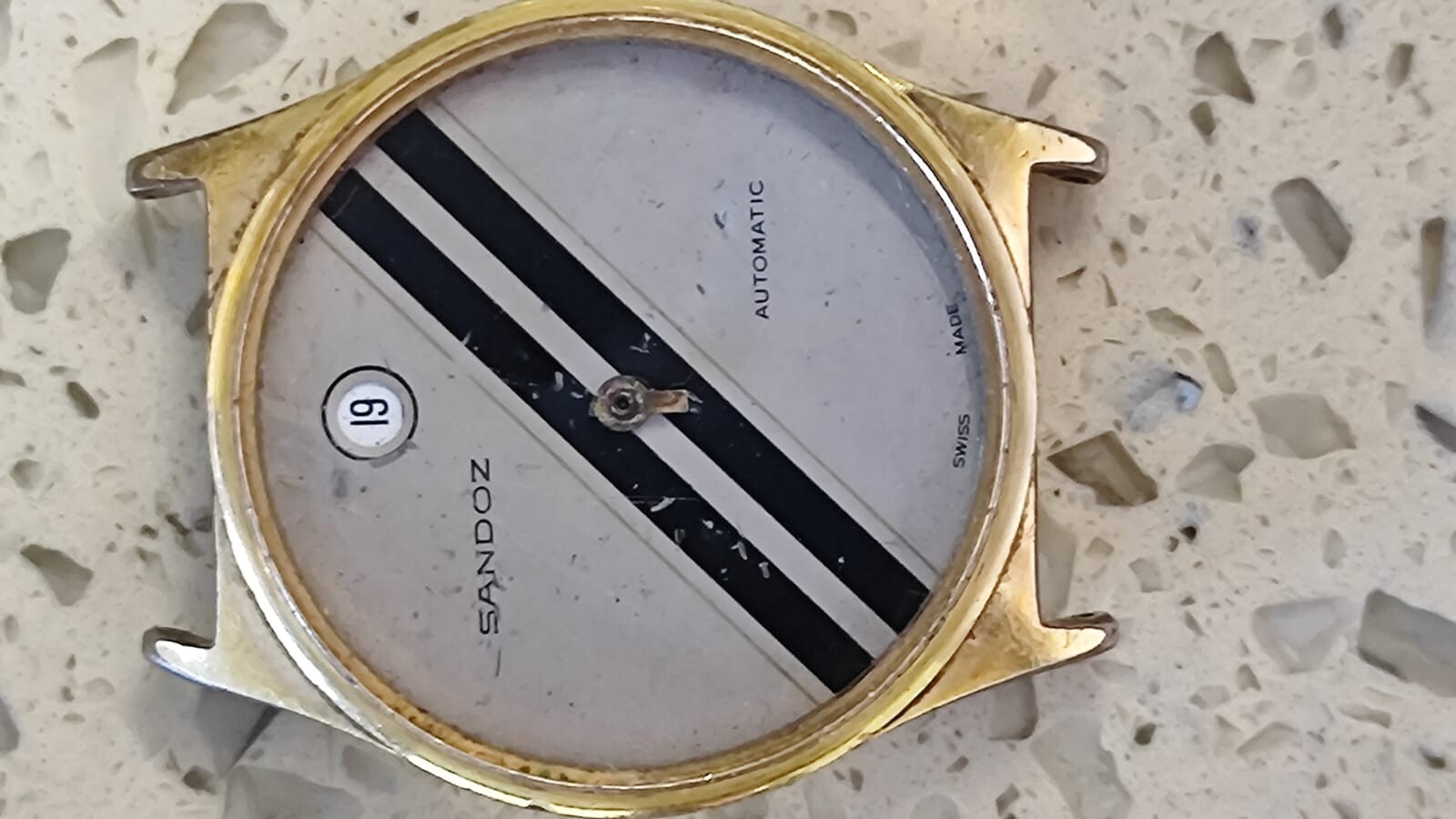 ETA 2873 MOVEMENT with Dial Not Work Good balance FOR PARTS USED