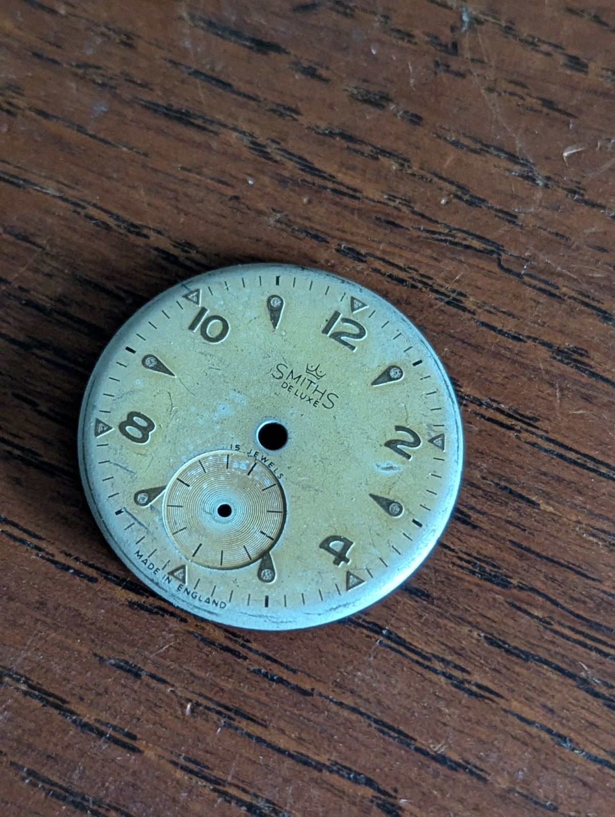 Smiths DeLuxe Watch Dial, Everest Range, Good Condition, 29mm #N999